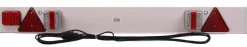 Sale PVC éclairage à plaque LED blanc 137x14 cm + 7,5 m câble Éclairage