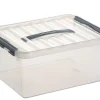 Clearance Q - line boîte de rangement 15 L transparent Boîtes En Plastique