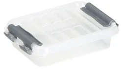 Best Q - line box 200 ml transparent / metal Boîtes En Plastique
