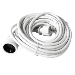 Outlet Rallonge 3 m blanc 3 x 1,5 mm 16 A Rallonges Et Adaptateurs