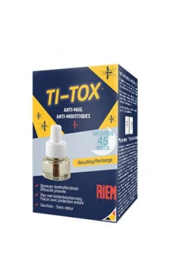 New Recharge liquide anti-moustiques Ti-Tox Anti-insectes (rideaux À Mouches, Sprays, Stickers, Boite Anti-fourmis, Etc.)