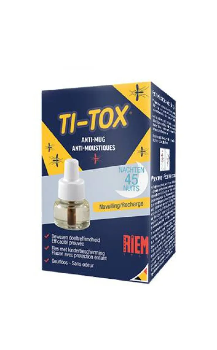 New Recharge liquide anti-moustiques Ti-Tox Anti-insectes (rideaux À Mouches, Sprays, Stickers, Boite Anti-fourmis, Etc.)