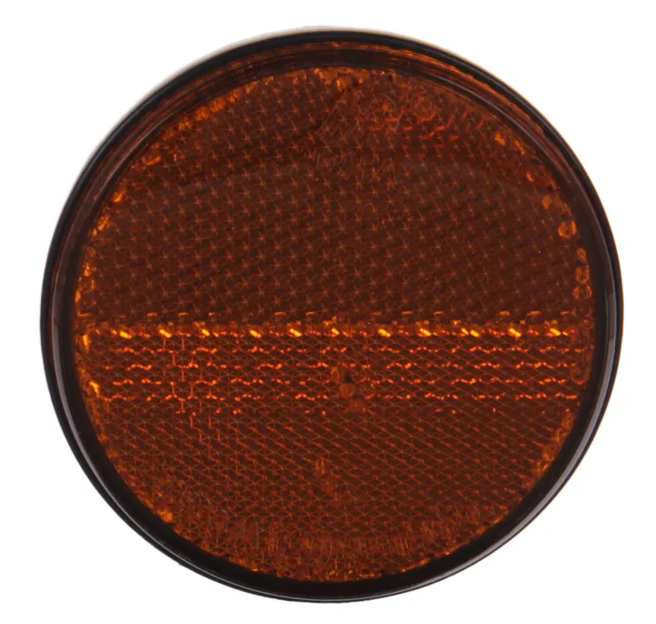 Discount Réflecteur ronde adhésive orange Éclairage