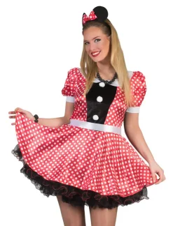 New Robe à pois rouge Minnie Mouse - Taille 40/42 Déguisements Adultes
