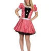 Outlet Robe à pois rouge Minnie Mouse - Taille 44/46 Déguisements Adultes