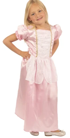 Hot Robe de princesse - Rose - Taille 128 Enfant Déguisements Enfants