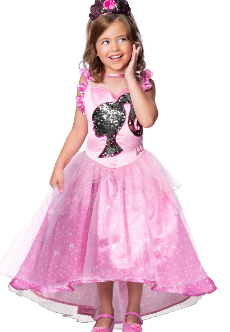 Sale Robe de princesse Barbie pour enfant - 5-6 ans Enfant Déguisements Enfants