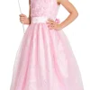Hot Robe De Princesse Rose - Taille 104 Enfant Déguisements Enfants