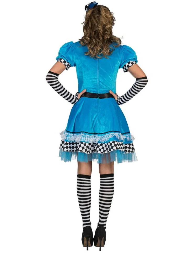 Clearance Robe Déguisement Alice au Pays des Merveilles Femme - Taille 36/38 Déguisements Adultes