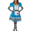 Clearance Robe Déguisement Alice au Pays des Merveilles Femme - Taille 48/50 Déguisements Adultes