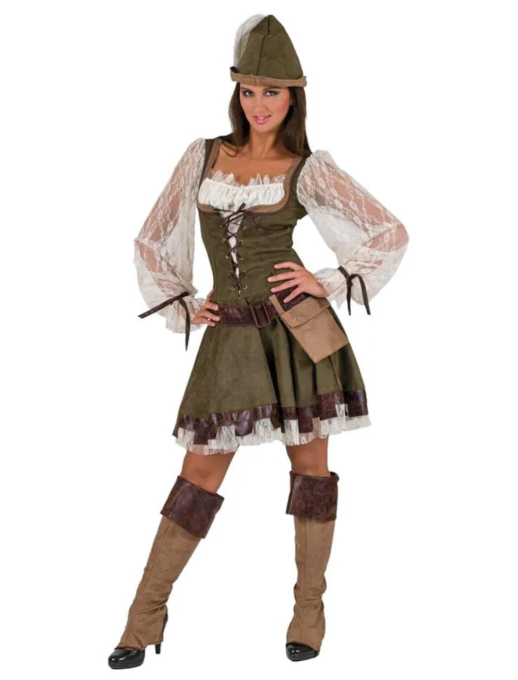 Clearance Robe Déguisement Dame Marianne Robin des Bois - Taille 40/42 Déguisements Adultes