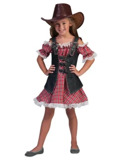 Discount Robe Déguisement Enfant Cowgirl Daisy - Taille 128 Enfant Déguisements Enfants