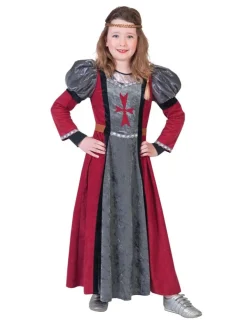 Discount Robe Déguisement Enfant Dame Rouge - Taille 152 Enfant Déguisements Enfants