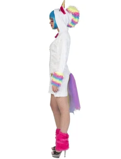 Hot Robe Déguisement Licorne Arc-en-ciel - Taille 36/38 Déguisements Adultes