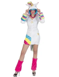 Sale Robe Déguisement Licorne Arc-en-ciel - Taille 40/42 Déguisements Adultes