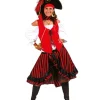 Clearance Robe Déguisement Pirate Coeur Noir - Taille 40/42 Déguisements Adultes