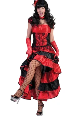 Robe Déguisement Saloon Girl - Taille 36/38 Déguisements Adultes