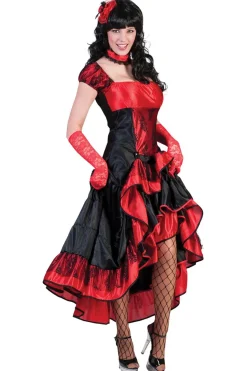 Hot Robe Déguisement Saloon Girl - Taille 44/46 Déguisements Adultes