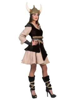Clearance Robe Déguisement Viking Ragna - Taille 40/42 Déguisements Adultes