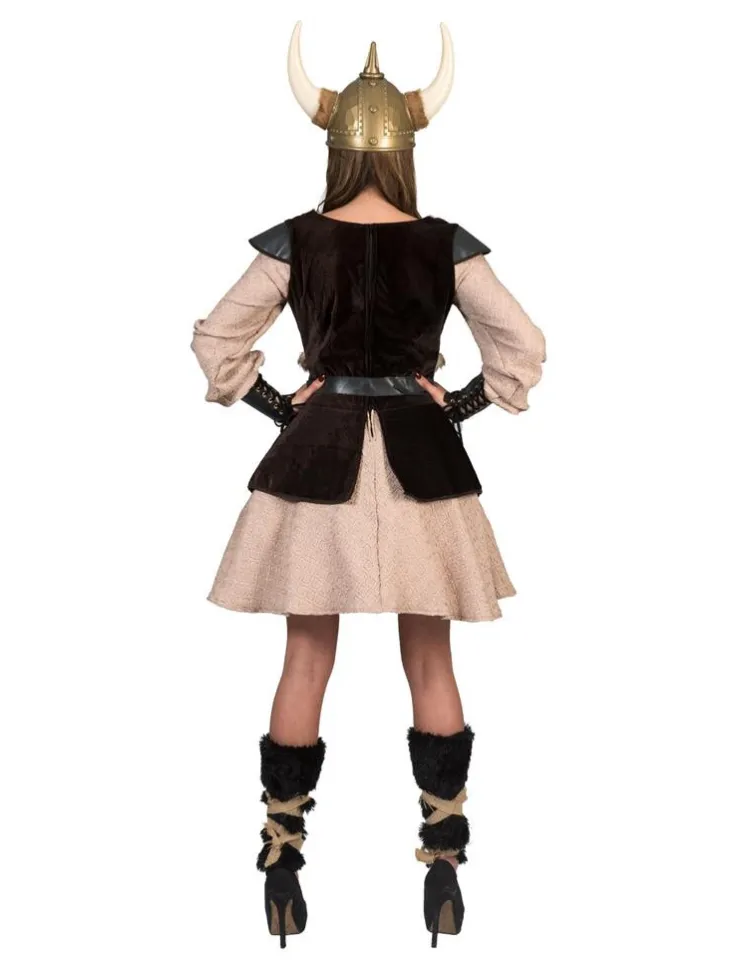 Clearance Robe Déguisement Viking Ragna - Taille 40/42 Déguisements Adultes