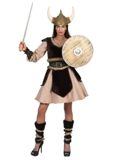 Clearance Robe Déguisement Viking Ragna - Taille 44/46 Déguisements Adultes