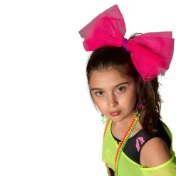 Clearance Robe enfant fluo des années 80 Kiss The Girl - Taille 152 Enfant Déguisements Enfants