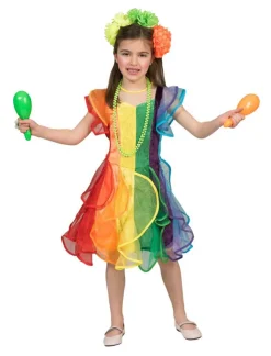 Robe enfant Princesse Arc-en-ciel - Taille 116 Enfant Déguisements Enfants