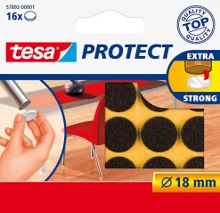 Discount Rondelles de déplacement pour objets sur des surfaces lisses. Ø 18 mm brun. Rubans Adhésif