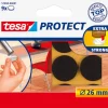 Sale Rondelles de déplacement pour objets sur des surfaces lisses. Ø 26 mm brun. Rubans Adhésif