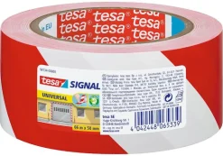 Clearance Ruban de signalisation 66 m x 50 mm rouge-blanc Rubans Adhésif