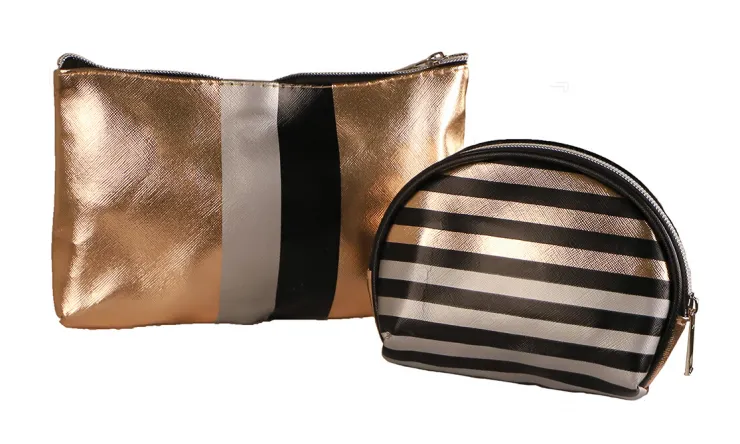Online Sac de Toilette + Mini Or Rayures Sacs De Toilette Et Beautycases