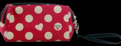 Hot Sac de voyage nylon rose / blanc Sacs De Toilette Et Beautycases