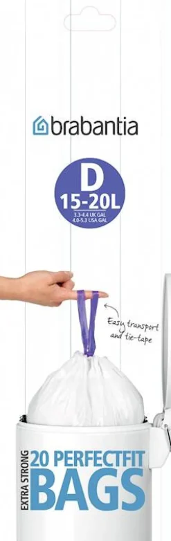 Clearance Sac poubelle 15 L string 20 pièces Poubelles Et Sacs