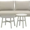 Best Salon de jardin Janiek avec corde tressée - Aluminium - Beige Salons De Jardin|Meubles De Jardin