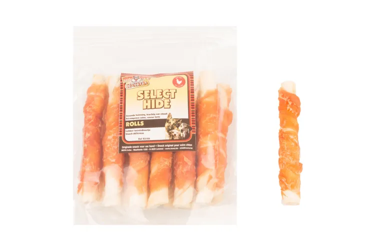 Select hide rolls chicken 13 cm Nutrition