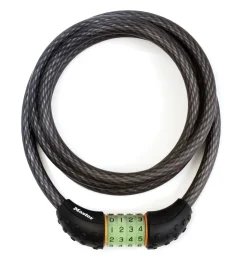 Serrure cable lumineux avec combinaison de chiffres Accessoires Vélo