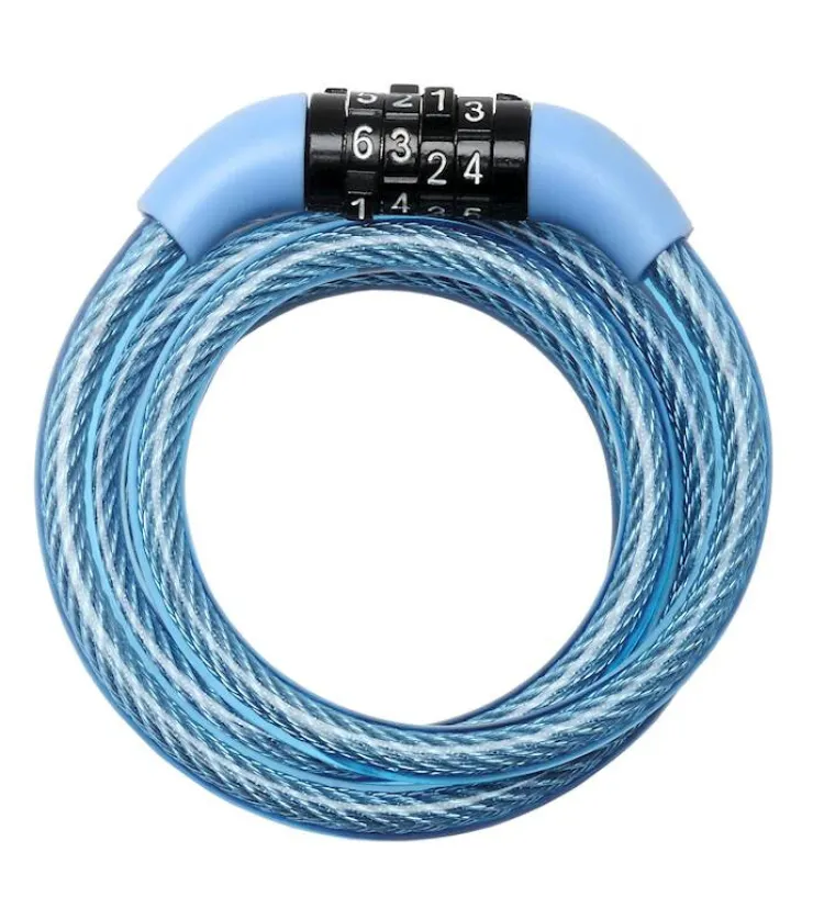 Best Serrure cable vélo 1,20 m avec code Accessoires Vélo