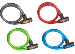 New Serrure vélo avec 4 clés 1 m Accessoires Vélo