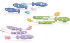 New Set brosse dents 3 pièces - à partir de 3 mois Produits De Soin Et Accessoires