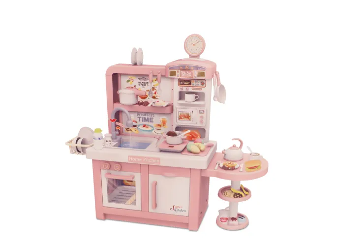 Hot Set de Jeu Cuisine avec Eau Courante - Rose Jeu De Rôle