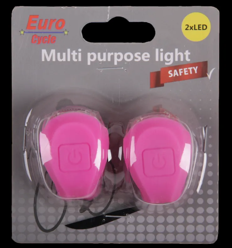 Hot Set pink avant + arrière led Accessoires Vélo