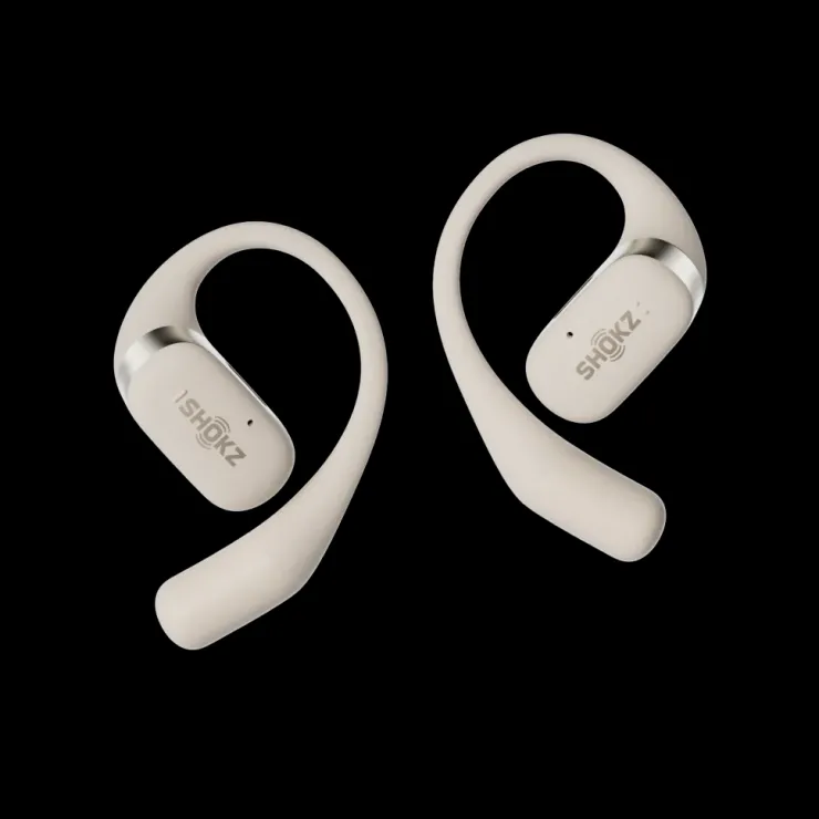 OpenFit Ecouteurs sport sans fil - Beige Audio