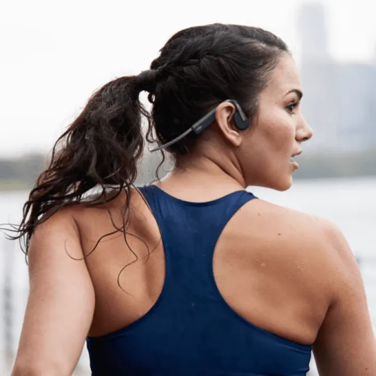 Online OpenMove Ecouteurs sport sans fil - Gris Audio