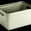 Sale Sigma home box vert clair 32 L Boîtes En Plastique