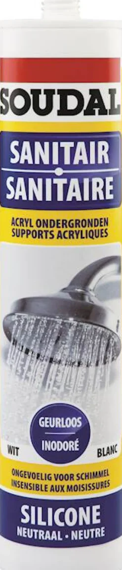Silicone sanitair blanc 310 ml Colle