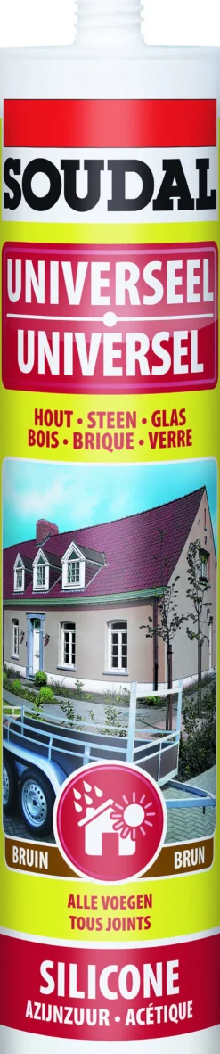 Clearance Silicone universel brun 310 ml Pinces|Colle