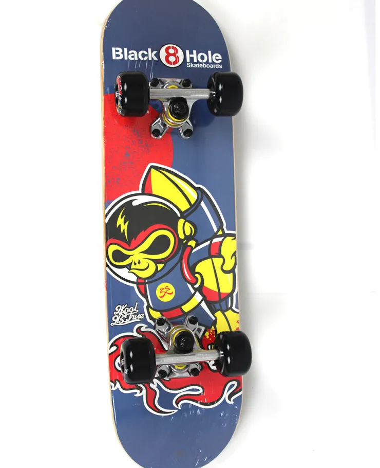Outlet Skateboard 24" Monkey Black Vélo Et Conduite