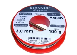 Sale Soudure d'étain Ø 3 mm 100 g Postes À Souder