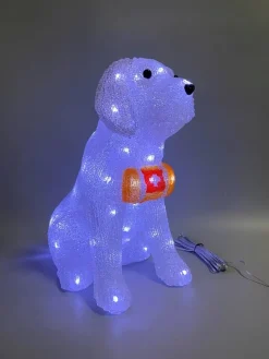 New St Bernard LED acrylic 38 cm Décoration Lumineuse