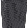 Sale Style coffre à linge anthracite 40 L Box Et Panier À Linge